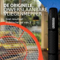 Elektrische Vliegenmepper Set van 3 kleuren - thumbnail