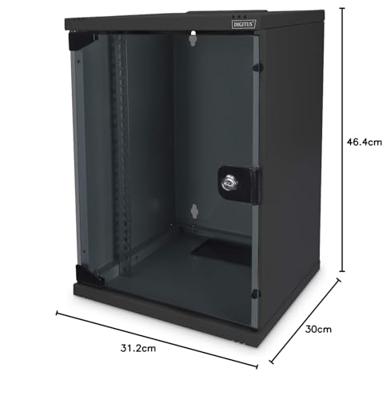 Digitus DN-10-09U-B rack 9U Wandrek Zwart