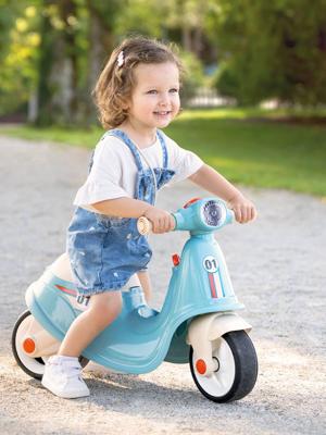 SMOBY loopscooter blauw