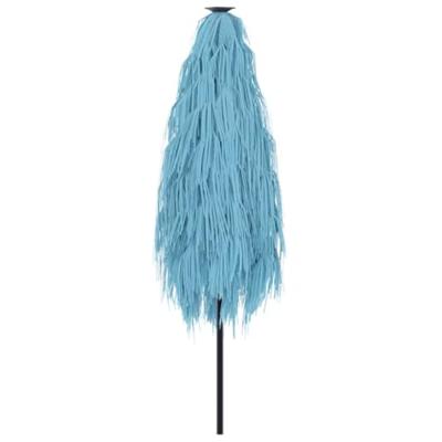VidaXL Parasol met stalen paal 288x288x225 cm blauw