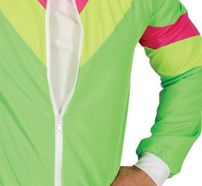 Neon Groene Tracksuit Heren