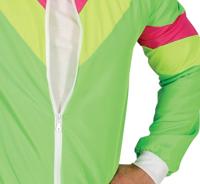 Neon Groene Tracksuit Heren - thumbnail