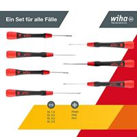 Wiha Fine Screwdriver Set Picofinish® Slotted. Phillips 7-pcs. (42991) - thumbnail