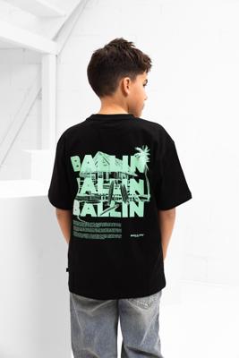 Ballin Amsterdam Paradise House T-Shirt Kids Zwart - Maat 140 - Kleur: Zwart | Soccerfanshop Ballin Amsterdam Paradise House T-Shirt Kids Zwart - Maat 140 - Kleur: Zwart | Soccerfanshop