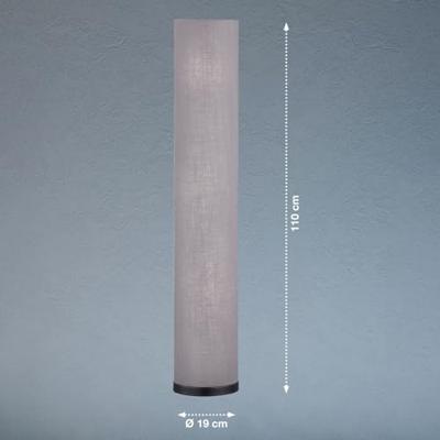 Fischer & Honsel Staande schemerlampThor grijs - 40392