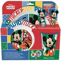 Kinderen servies set Mickey Mouse Mickey Has Fun 5 Onderdelen - thumbnail