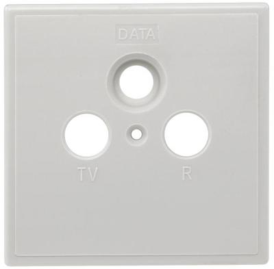 Axing SZU 2-01 Afdekplaat antennedoos TV, FM, Data