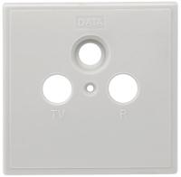 Axing SZU 2-01 Afdekplaat antennedoos TV, FM, Data - thumbnail