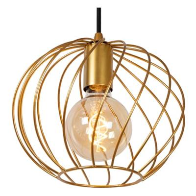 Lucide DANZA - Hanglamp - 3xE27 - Mat Goud / Messing Lucide DANZA - Hanglamp - 3xE27 - Mat Goud / Messing