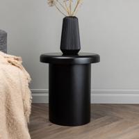 Nohr Ronde Bijzettafel 'Janal' 40cm, kleur Zwart - thumbnail
