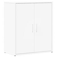 Dressoir 60x31x70 cm bewerkt hout wit - thumbnail