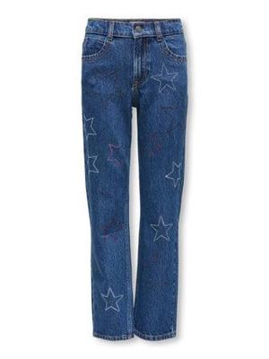 Kids ONLY winter jeansbroek meisjes - blauw - KogCarly - straight fit