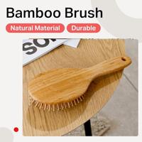 Olivia Garden Bamboo Collection Massage Brush Medium Oval - thumbnail