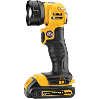 18V LAMP MET ROTERENDE KOP DCL040-XJ DEWALT - thumbnail