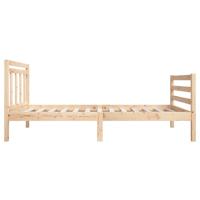 Bedframe massief hout 75x190 cm - thumbnail