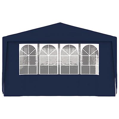 Partytent met zijwanden professioneel 90 g/m² 4x9 m blauw - thumbnail