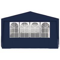Partytent met zijwanden professioneel 90 g/m 4x9 m blauw - thumbnail