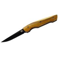LUG zakmes Pistazie 19,6 cm RVS/hout zwart/bruin - thumbnail