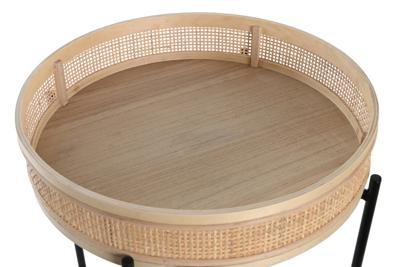 Grondlegger DKD Home Decor Natuurlijk Zwart Metaal Rotan Scandinavisch (43 x 43 x 46 cm) Grondlegger DKD Home Decor Natuurlijk Zwart Metaal Rotan Scandinavisch (43 x 43 x 46 cm)