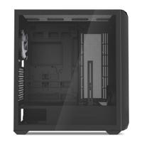 Sharkoon ak2 rgb midi tower behuizing (zwart | 2x usb-a | 1x usb-c | rgb | tempered glass) - thumbnail