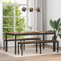 Eettafels Bewerkt hout - thumbnail