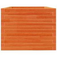 Plantenbak 90x60x49,5 cm massief grenenhout wasbruin - thumbnail