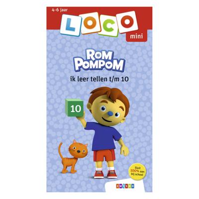 Loco Mini rompompom - ik leer tellen t/m 10 Loco Mini rompompom - ik leer tellen t/m 10