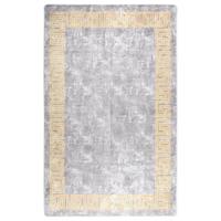 VidaXL Vloerkleed wasbaar anti-slip 80x150 cm grijs - thumbnail