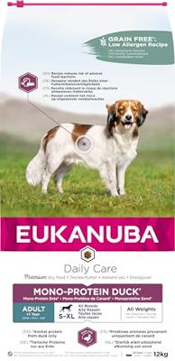 EUKANUBA Daily Care Mono-Protein Adult All Breed Duck - droog hondenvoer - 12kg