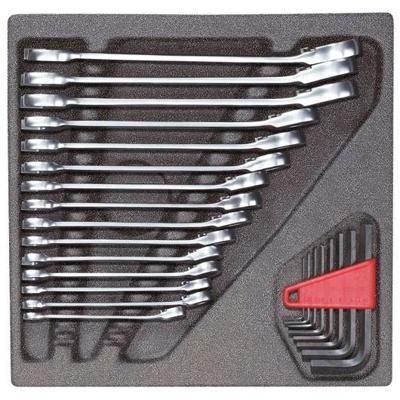 Gedore RED 3301700 R22250001 Steek-ringratelsleutelset 07 - 29 mm - thumbnail