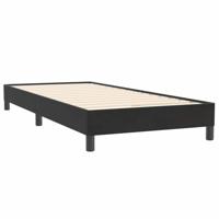 Boxspring met matras fluweel zwart 80x220 cm - thumbnail