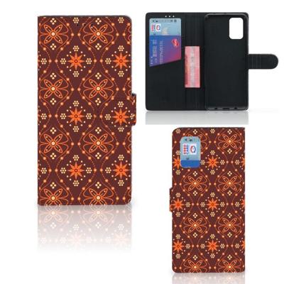 Samsung Galaxy A02s | M02s | Telefoon Hoesje | Batik Brown