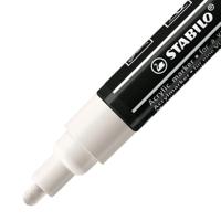 Acrylmarker STABILO Free Acrylic T300 wit | 5 stuks - thumbnail