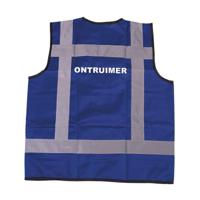 RWS veiligheidsvest ontruimer blauw - RWS veiligheidsvest ontruimer blauw - thumbnail
