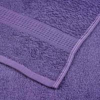 Saunahanddoeken 2 st 80x200 cm 360 g/m 100% katoen paars - thumbnail
