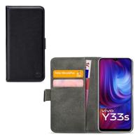 Mobilize Classic Gelly Wallet Book Case vivo Y33s Black - thumbnail
