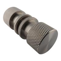 BRAUER Handgreep enkelpunts model B Carving tbv glazen deuren PVD RVS-kleurig geborsteld - thumbnail