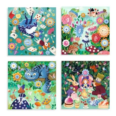 Verhalen om te versieren - Alice in Wonderland DJECO paars Verhalen om te versieren - Alice in Wonderland DJECO paars