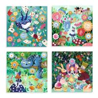 Verhalen om te versieren - Alice in Wonderland DJECO paars - thumbnail