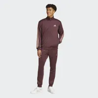Adidas Basic 3 Stripes Trainingspak Heren Donkerrood - Maat S - Kleur: Bordeaux | Soccerfanshop - thumbnail
