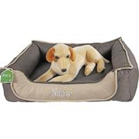 Napz Divan Waterproof Duo Bruin/beige - 90cm - thumbnail