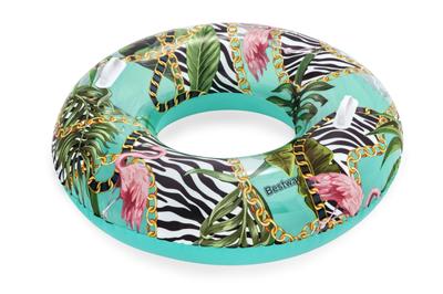 Bestway Opblaasbare drijver met handgrepen Fantasia Bloem D114 cm +12 Jaar Strand en Zwembad 36302 - thumbnail