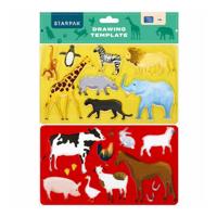 Tekensjabloon Dieren - thumbnail