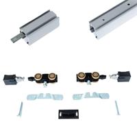 Xperta set 6m rail - alu - Plafond opbouw - Enkele deur - opbouw - thumbnail