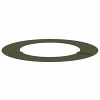 VidaXL Geschikt voor platte boomring olijfgroen ø50 / 80 cm staal - thumbnail