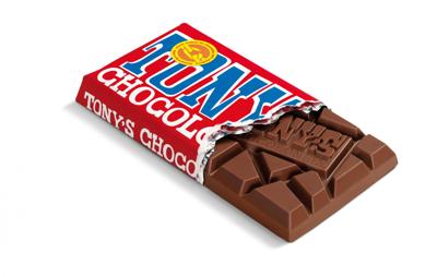 Tony&apos;s Chocolonely chocoladereep, 180g, melk