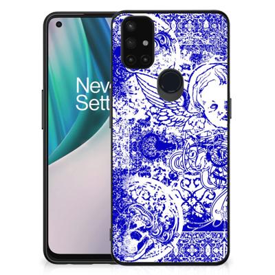 Telefoonhoesje OnePlus Nord N10 5G Angel Skull Blauw