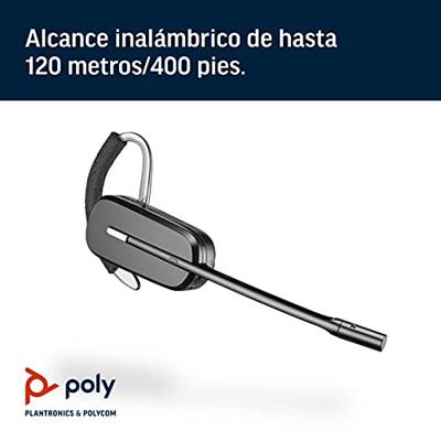 Plantronics B2B Poly DECT headset CS540 + handtelefoonlifter HL-10, zwart
