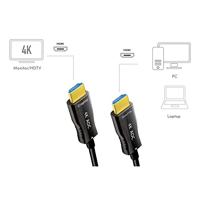LogiLink HDMI AV Aansluitkabel [1x HDMI-stekker - 1x HDMI-stekker] 30 m Zwart - thumbnail
