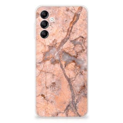 Samsung Galaxy A14 5G | TPU | Siliconen hoesje | Marmer Oranje